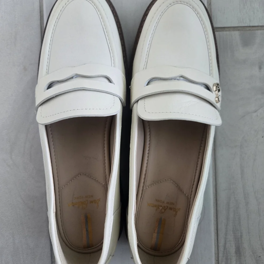 Sam Edelman Ivory Colin loafer. Size 8. - Picture 2 of 6